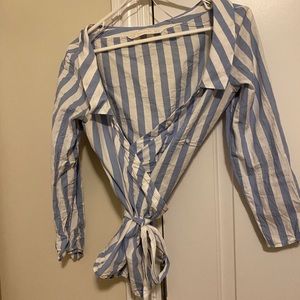 Zara wrap shirt